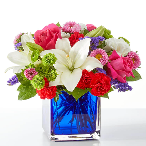 Quality Time Bouquet (Rose, Carnation, Lily)