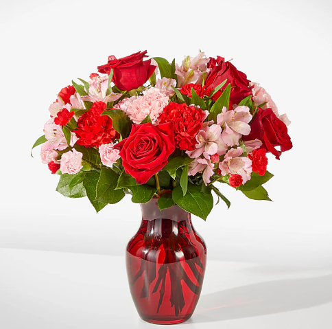 Candy Kisses Bouquet (Roses, Carnation, Alstroemeria)