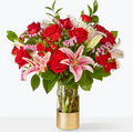 Hopeless Romantic Bouquet (Rose, Lily, Greenery)