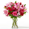 In Love Bouquet (Rose, Lily, Alstroemeria, Carnation)