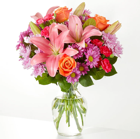 One and Only Bouquet (Lily, Mums, Roses, Greenery)