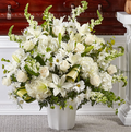 Thoughts of Tranquility Floor Basket (Lily, Stick, Roses, Greenery)