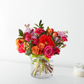 Fiesta Bouquet (Gerbera, Roses, Greenery)
