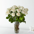 Long Stem White Rose Bouquet, 12-36st