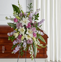 Grateful Hearts Standing Spray (Rose, Stock, Snapdragon, Lily)
