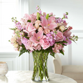 Wishes & Blessings Bouquet (Lily, Stock, Rose, Alstro)